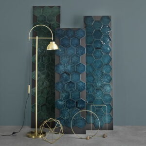 Decor Esamarine decortegels 16,2x18,5 cm perfecte tegel voor de wand in je badkamer, keuken met een mooi patroon!