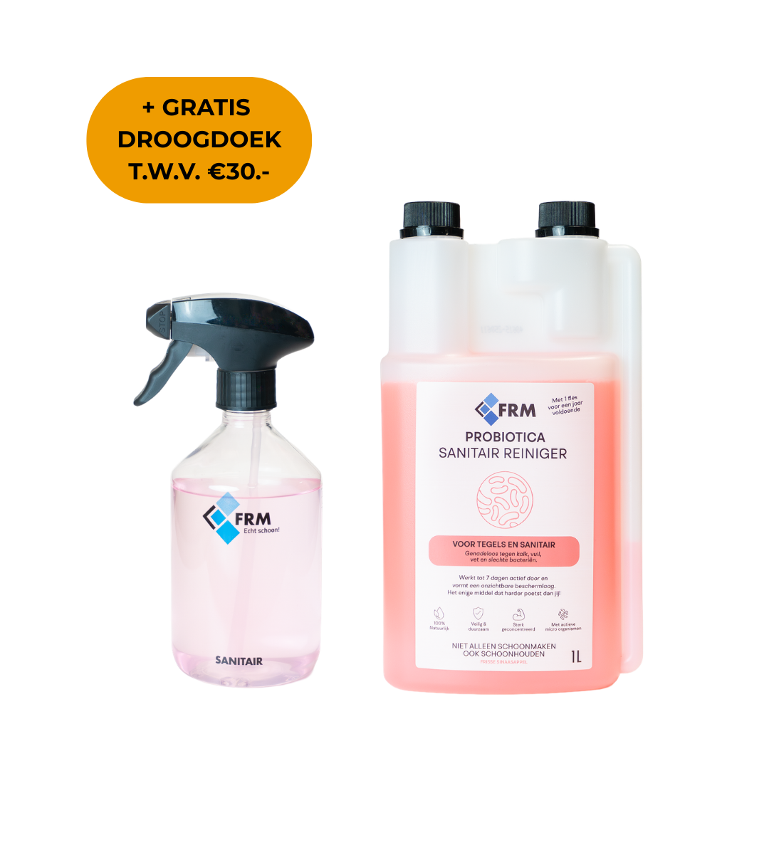 FRM Probiotica pakket sanitair + Sprayer