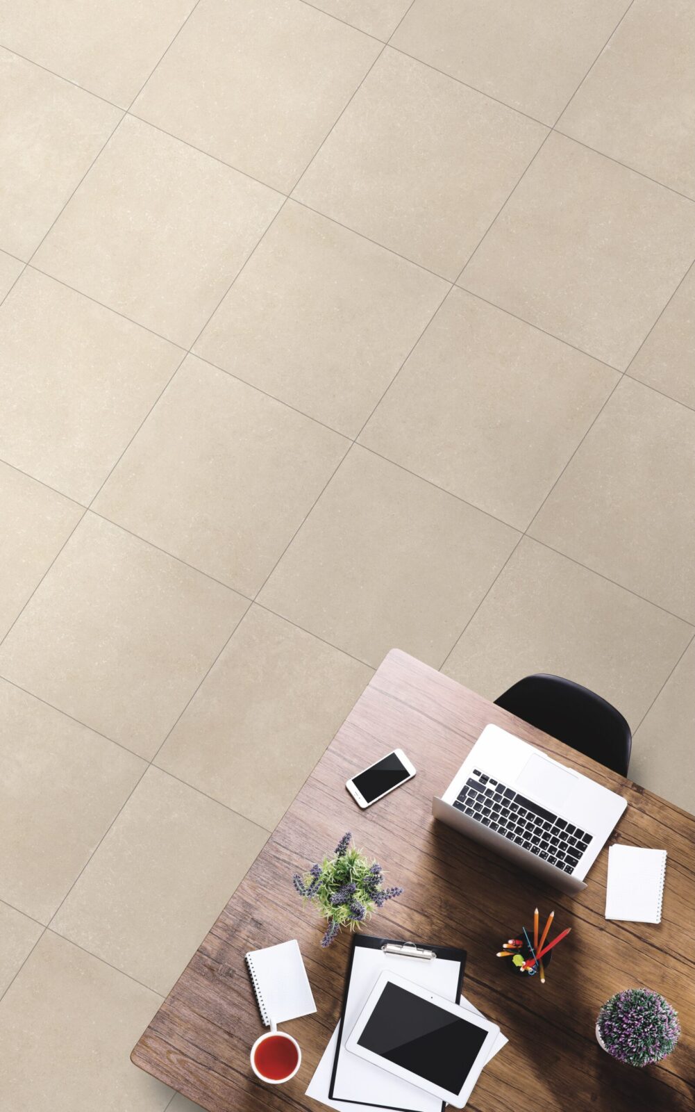 Roma Beige Tegel keramische betonlook vloertegel